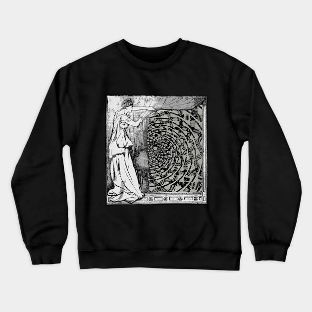 Spiral Under Curtain Crewneck Sweatshirt by Motiejus